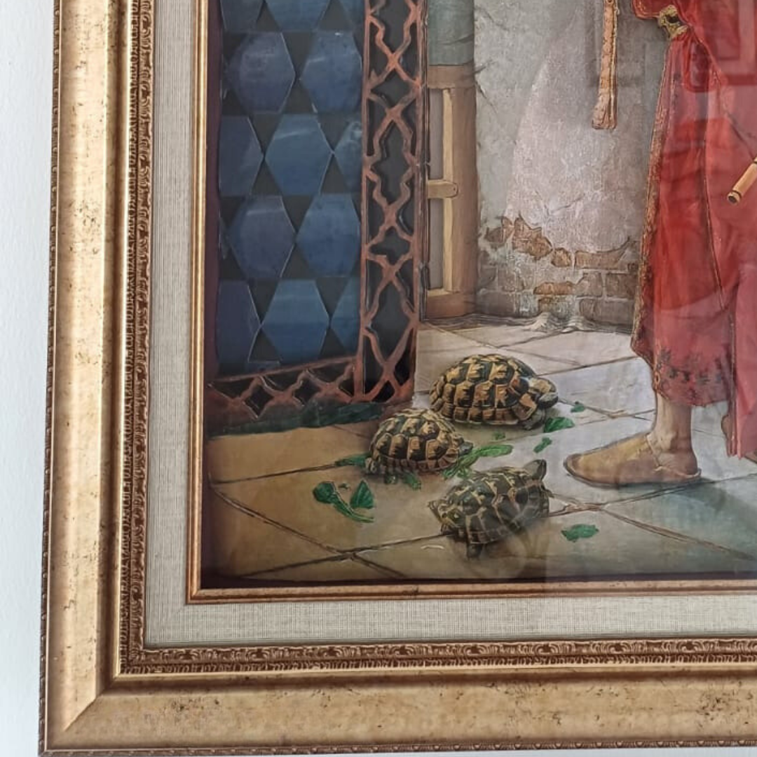 3D The Tortoise Trainer Timeless Relief Art