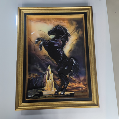 3D Eternal Stallion Majestic Relief Art