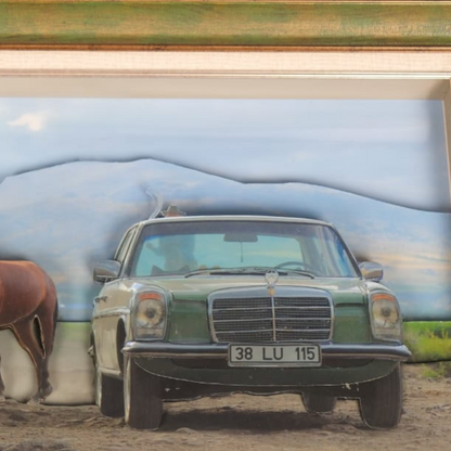 3D W115 Mercedes Relief Art Nature’s Ride